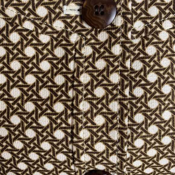 Talbots button down geometric print jacket - Picture 4 of 7